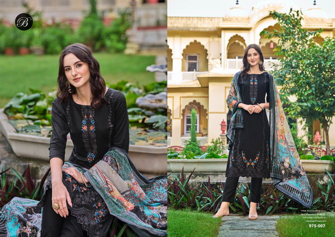 Zarqash By Belliza Cotton Embroidered Dress Material Wholesale Price In Surat
